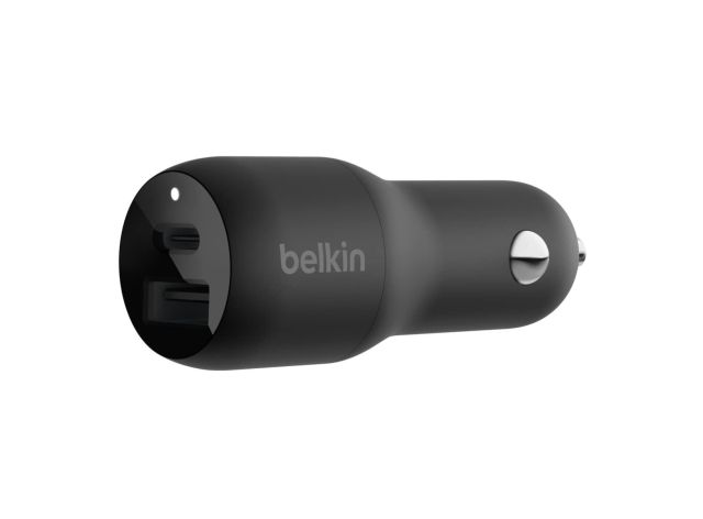 Belkin Dual USB C Car Charger | 42W PD | Black | CCB005QCBK