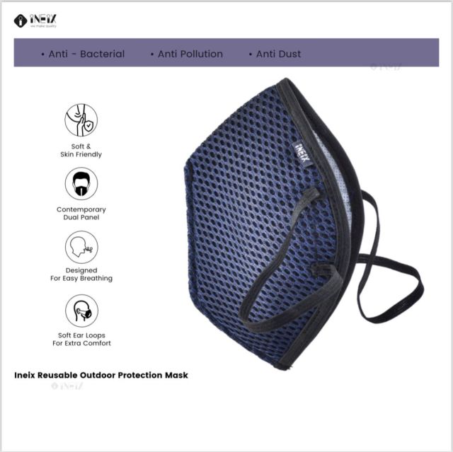 ineix reusable protective Face mask pack of 5