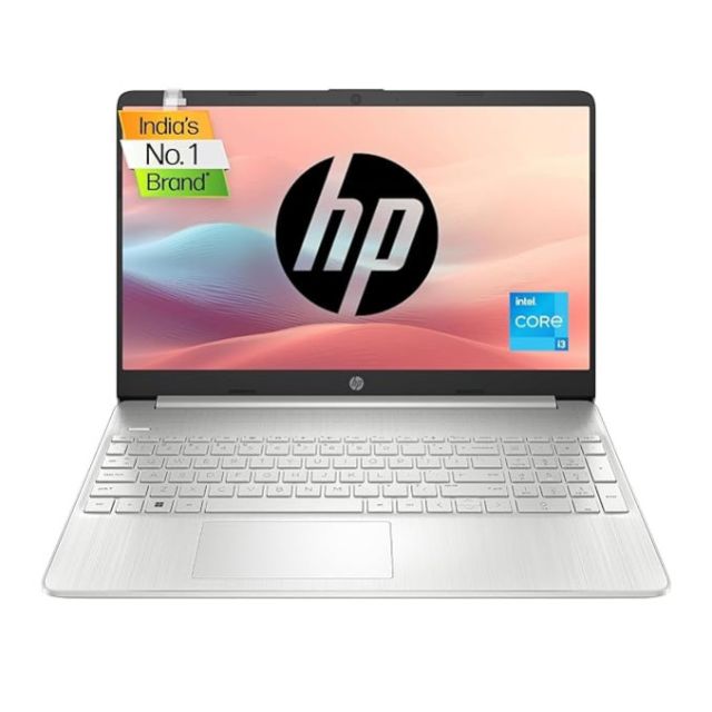 Laptop HP 15s Intel Core i3 12th Gen  fq5326TU  silver